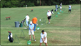 Playing at Marietta Golf Center